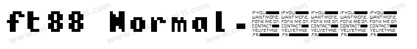 ft88 Normal字体转换